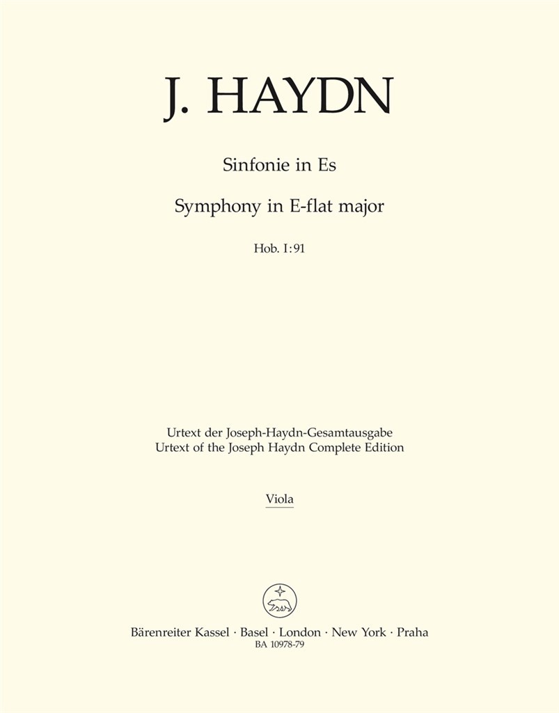 Symphony in Eb major Hob. I:91